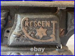 Antique Original Crescent Miniature Cast Iron Toy Wood Stove Made In USA