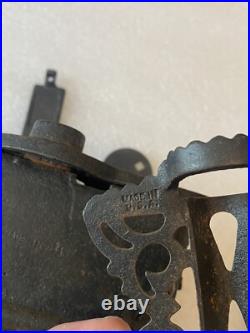 Antique Original Crescent Miniature Cast Iron Toy Wood Stove Made In USA