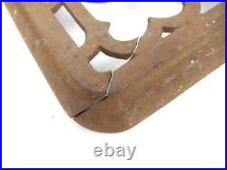 Antique Ornate Cast Iron Stove Grate Salvage Rustic