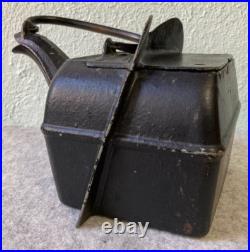 Antique PAT. 1869 S. Spoor's Wood Stove Store Cast Iron Kettle Troy New York USA