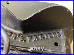 Antique PAT. 1869 S. Spoor's Wood Stove Store Cast Iron Kettle Troy New York USA