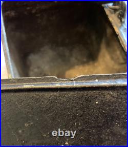 Antique PAT. 1869 S. Spoor's Wood Stove Store Cast Iron Kettle Troy New York USA