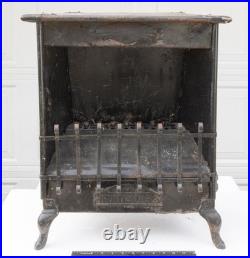Antique Pat'd July 12 1910 Ironton No. 12 Cast Iron Parlor Stove Fireplace