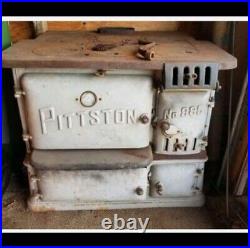 Antique Pittston No. 885 Coal and Wood Cast Iron Stove