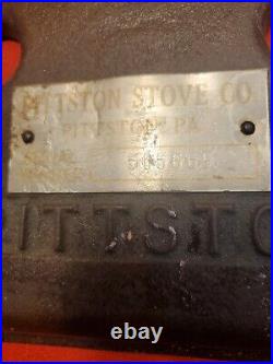 Antique Pittston Stove Co Cast Iron Stove Door