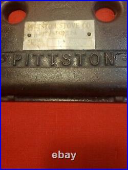 Antique Pittston Stove Co Cast Iron Stove Door