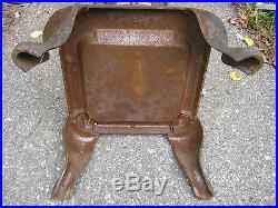 Antique Primitive Cast Iron # 9 Rose Art Fineal Coal Wood Heating Hearth Stove