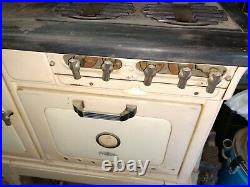Antique Prosperity Kitchen Stove, Cast Iron, Wood Or Gas All The Parts There