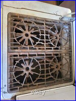Antique Quality brand gas stove porcelain enamel cast iron