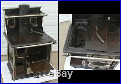 Antique Quick Meal SALESMAN SAMPLE Cast Iron COMPLETE Cookstove Child NOT A TOY