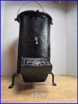 Antique RR Railway Railroad Train Car Caboose Heater Cast Iron Stove