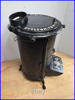 Antique RR Railway Railroad Train Car Caboose Heater Cast Iron Stove