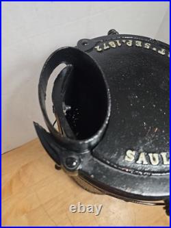 Antique RR Railway Railroad Train Car Caboose Heater Cast Iron Stove