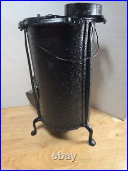Antique RR Railway Railroad Train Car Caboose Heater Cast Iron Stove