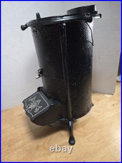Antique RR Railway Railroad Train Car Caboose Heater Cast Iron Stove