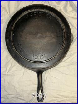 Antique R&Co. Marietta PA 10in Cast Iron Pan Skillet 1870s-1880s RARE