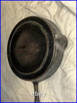 Antique R&Co. Marietta PA 10in Cast Iron Pan Skillet 1870s-1880s RARE
