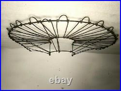 Antique Rare Wire Stove Pipe Warming Rack Shelf