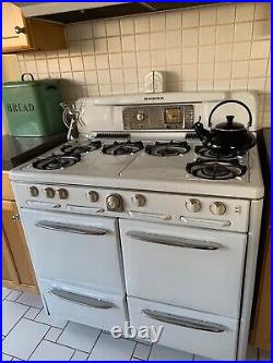 Antique Restored 1950's Roper Stove 6-burner, broiler and oven, Mid-Century vibe