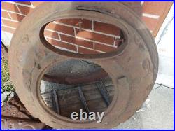 Antique Round Oak Cast Iron Stove Parts