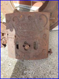 Antique Round Oak Cast Iron Stove Parts