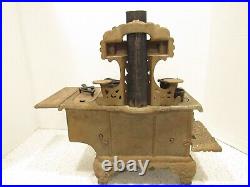 Antique Royal Cast Iron Sales Sample Mini 6 Burner Coal Stove/ Oven +++