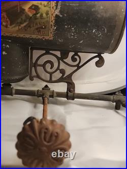 Antique SCHNEIDER TRENKAMP Co. Parlor Stove Heater Oil Resiour And Dispenser