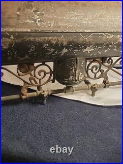 Antique SCHNEIDER TRENKAMP Co. Parlor Stove Heater Oil Resiour And Dispenser