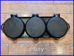 Antique SMFG Co. Chicago Cast Iron 3 Flop Griddle Jan. 25 1881 Patent Date Antique SMFG Co. Chicago Cast Iron 3 Flop Griddle Jan. 25 1881 Patent Date