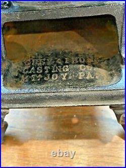 Antique SPARK Salesman's Sample Pot Belly Stove Grey Iron Casting Co-Mt Joy PA