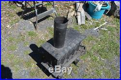 Antique S H Ransom & Co Air Tight Cast Iron Stove Complete Patented June 1846