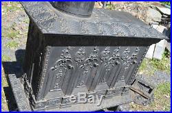 Antique S H Ransom & Co Air Tight Cast Iron Stove Complete Patented June 1846