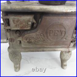 Antique Salesman's Sample Cast Iron Pet Miniature Stove withAccessories Antique Salesman's Sample Cast Iron Pet Miniature Stove withAccessories