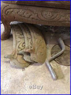 Antique Sayuta-ANDES #216 Cast Iron Pot Belly Coal Stove