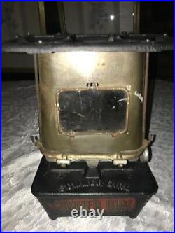 Antique TAYLOR&BOGGIS FDY No1 SUMMER GIRL Junior CAMP Oil STOVE Burner HEATER 9