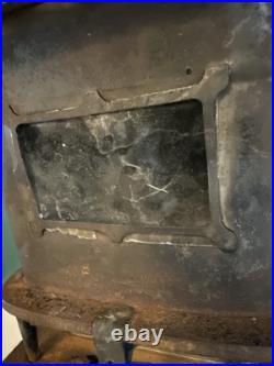 Antique Union Cast Iron SAD Heater Camp Stove Gardner Mass. USA MICA Window Antique Union Cast Iron SAD Heater Camp Stove Gardner Mass. USA MICA Window