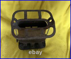 Antique Union Cast Iron Sad Iron Heater Stove Double Mica Windows