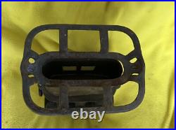 Antique Union Cast Iron Sad Iron Heater Stove Double Mica Windows