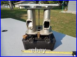 Antique Union Kerosene Sad Iron Double Burner Heater Stove Gardner Massachusetts