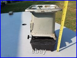 Antique Union Kerosene Sad Iron Double Burner Heater Stove Gardner Massachusetts