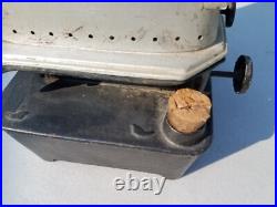 Antique Union Kerosene Sad Iron Double Burner Heater Stove Gardner Massachusetts