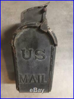 Antique Us Post Office Cast Iron Mailbox Reading, Pa-reading Stove Work-pre-owned