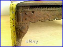 Antique Very Rare W. M. Crane Co. NY. Large Cast Iron Sad Iron Heater/griddle HTF