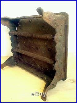 Antique Very Rare W. M. Crane Co. NY. Large Cast Iron Sad Iron Heater/griddle HTF
