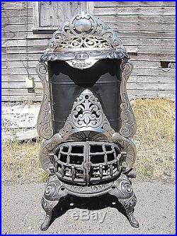 Antique Victorian CO-OPERATIVE FOUNDRY STOVE CO. 112 Parlor Pot Belly cast Iron