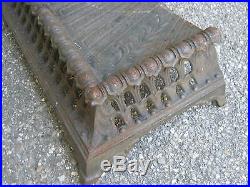 Antique Victorian Cast Iron Fireplace Surround Home Hearth Stove Art Fire Panel