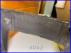 Antique Victorian Cast Iron Steel Table Cabinet Chest Legs Wood Stove Base