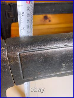 Antique Victorian Cast Iron Steel Table Cabinet Chest Legs Wood Stove Base