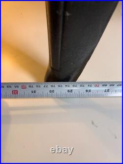 Antique Victorian Cast Iron Steel Table Cabinet Chest Legs Wood Stove Base