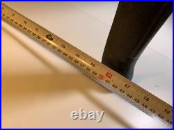 Antique Victorian Cast Iron Steel Table Cabinet Chest Legs Wood Stove Base